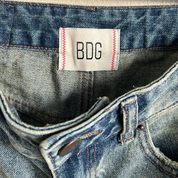 Urban Outfitters BDG A-Line Cutoff Denim Short - Size 24 - Picture 7 of 8